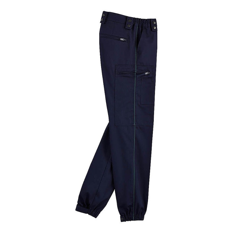 PANTALON AMPLE MARINE MAT - L.V