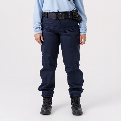 PANTALON AMPLE MARINE MAT