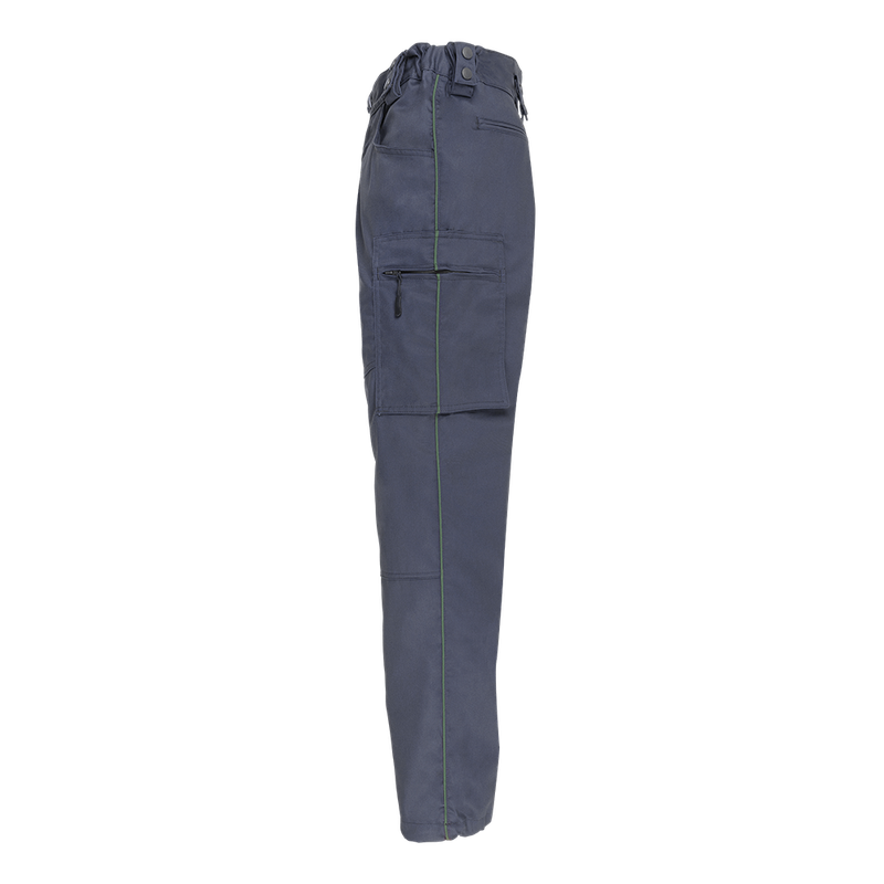 PANTALON AMPLE MARINE MAT