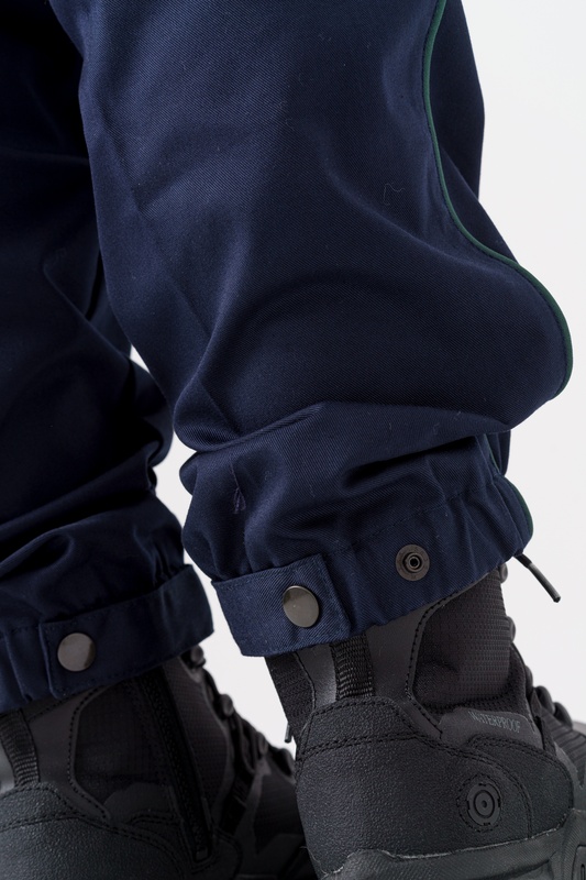 PANTALON AMPLE MARINE MAT