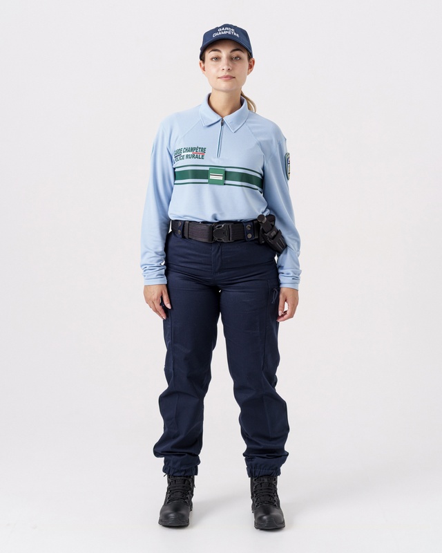PANTALON AMPLE MARINE MAT