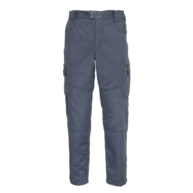 PANTALON AMPLE MARINE SATINE