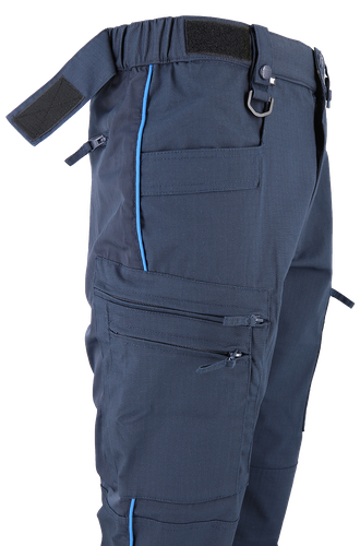 PANTALON BI-MATIERE RIPSTOP MARINE