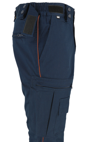 PANTALON ELASTHANE LONDON MAT - MARINE