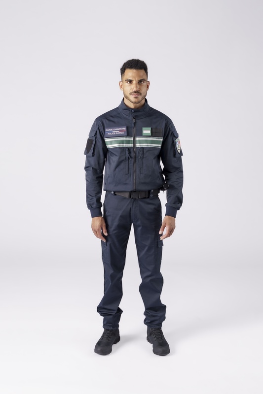 PANTALON MARINE SATINE SUMMER