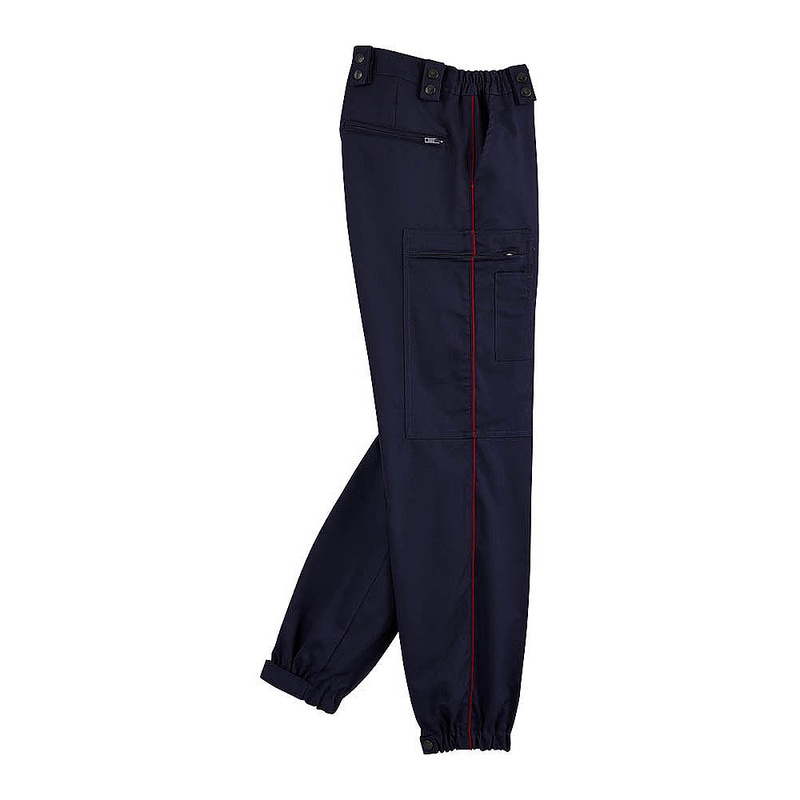PANTALON MI-SAISON AMPLE MARINE MAT - L.Bdx