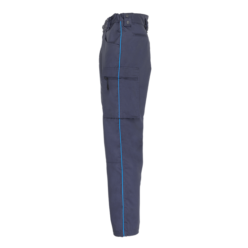 PANTALON MI-SAISON AMPLE MARINE MAT