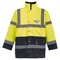 PARKA HAUTE VISIBILITE MARINE/JAUNE - SECURITE ECOLE