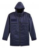 parka hiver uni doublure et capuche amovible