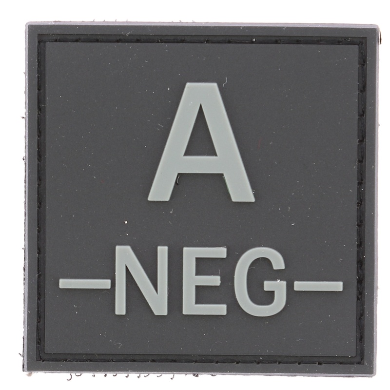 Patch groupe sanguin PVC 5*5