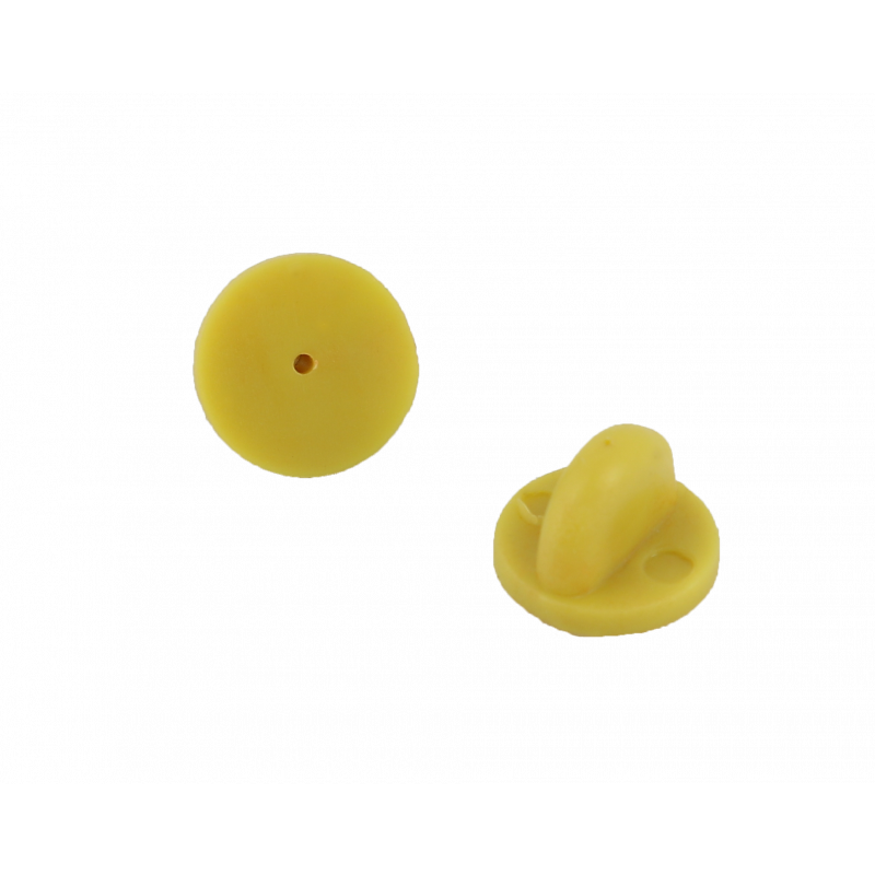 PIN S ATTACHE PLASTIQUE JAUNE