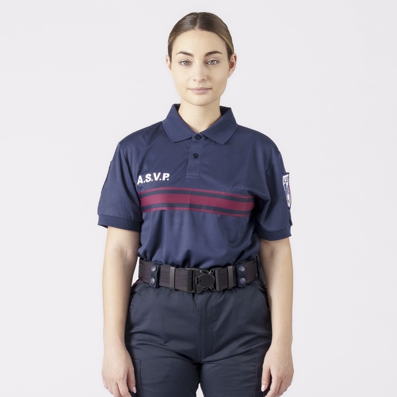 Polo CLIMLIGNE respirant manches courtes