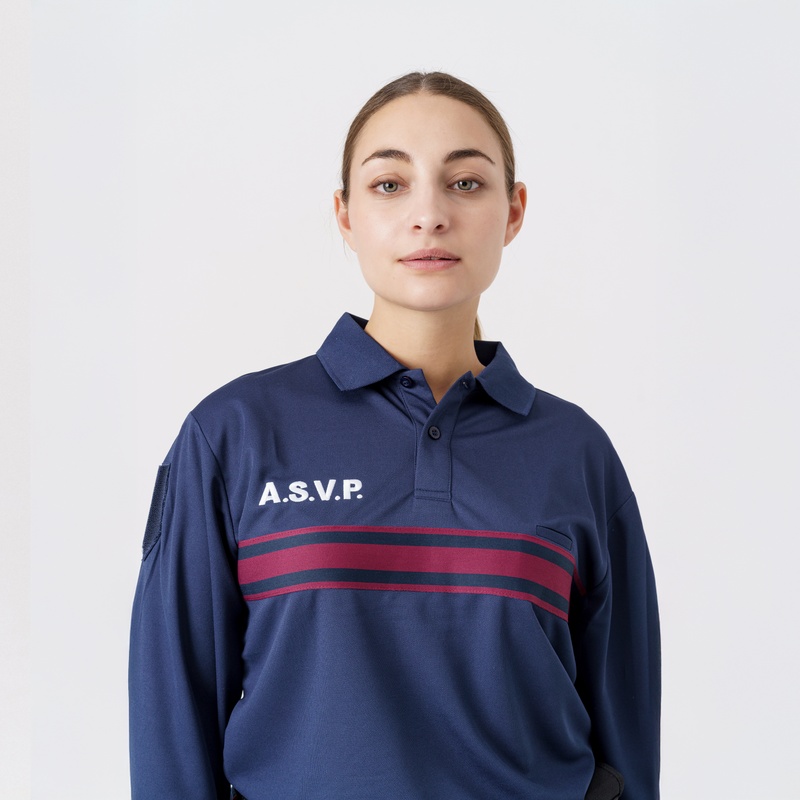 Polo CLIMLIGNE respirant manches longues