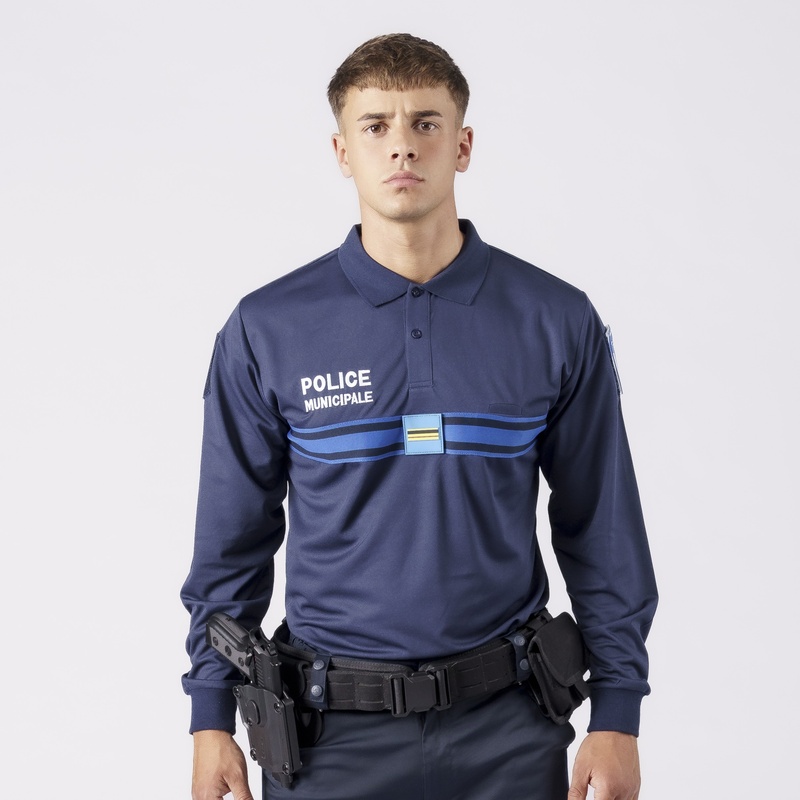 Polo CLIMLIGNE respirant manches longues