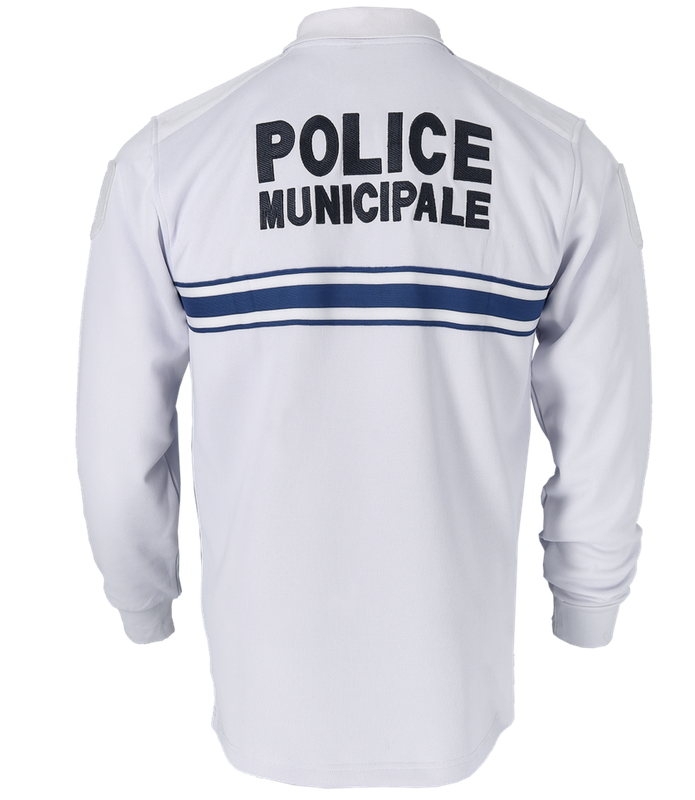 Polo manches longues double face