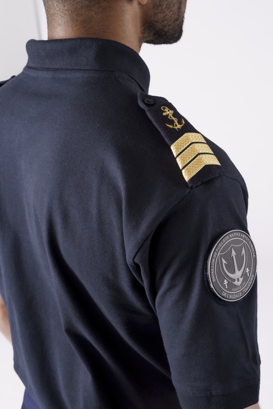 Polo Marine Nationale coton