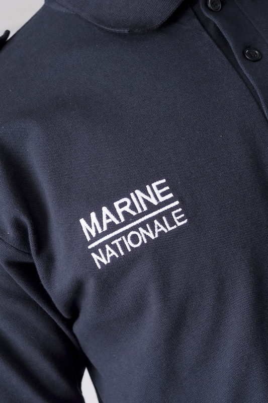Polo Marine Nationale coton