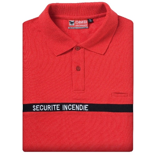 Polo MC coton Sécurité incendie