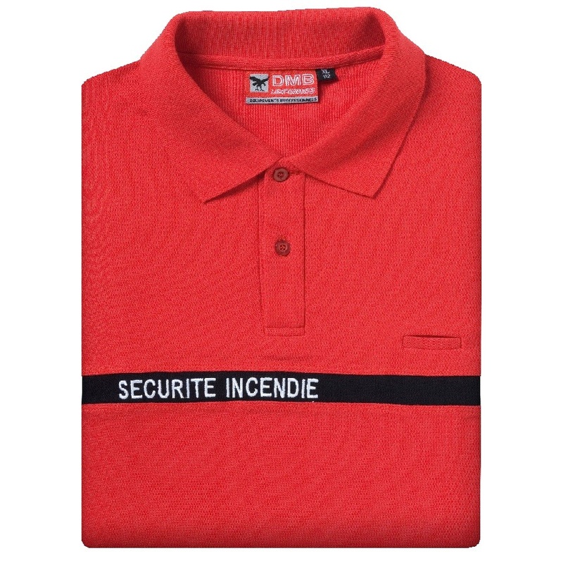 Polo MC coton Sécurité incendie