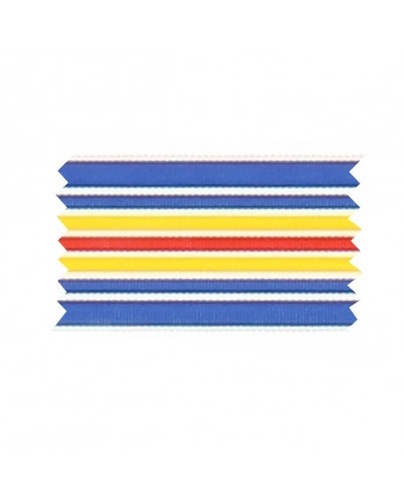 Ruban médaille Insigne des Blessés Militaire étoile emaillée rouge