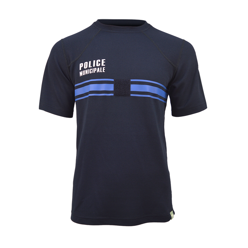 T-SHIRT MARINE BAMBOU- 3.B.Git - P.M. - MESH