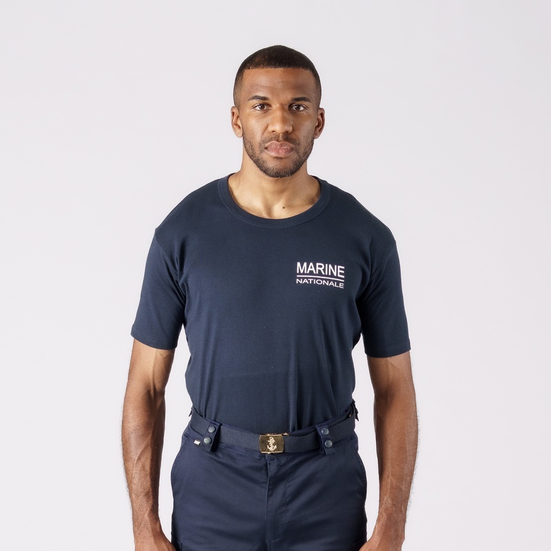 T-shirt Marine Nationale coton bio