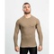 tee shirt active coyote manch longues col rond
