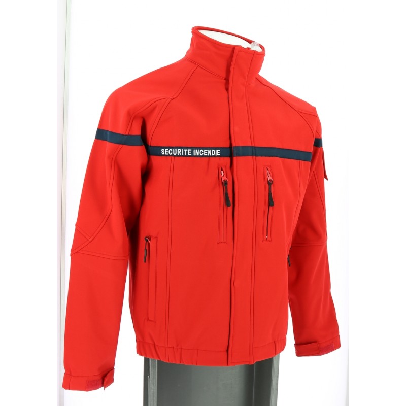 veste softshell securite incendie manches raglan ref 876 